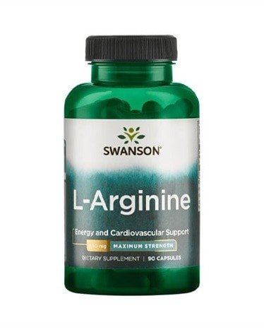 Swanson - L-Arginine Max Strength - 850mg - 90caps