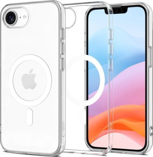 Tech-Protect iPhone 16e FlexAir MagSafe TPU-deksel Gjennomsiktig