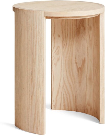 Made By Choice - Airisto Side Table Stool Natural Oak Sidebord Joanna Laajisto Svart Tre