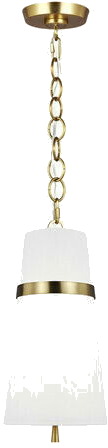 Cordtlandt Small Semi Flush Mount Brass