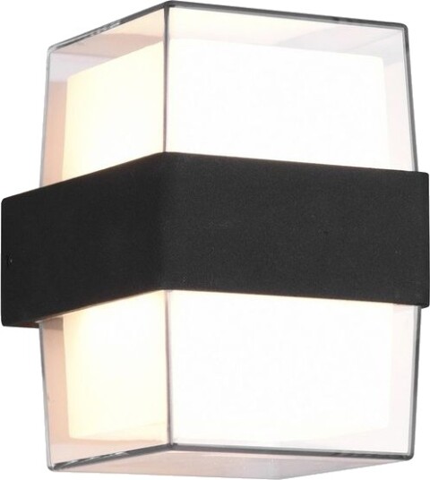 Trio Lighting Molina LED vegglampe firkantet antrasitt -