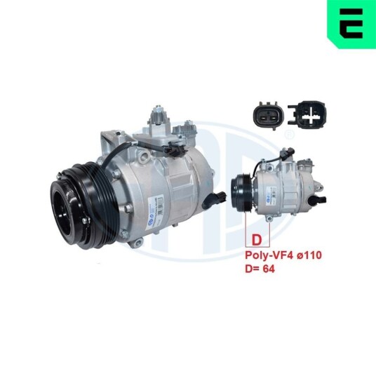 AC kompressor ERA 670197 AC kompressor ERA 670197