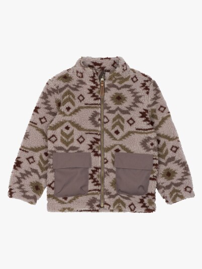 Mikk line Mikk Line Teddyjakke Cloud Gray 104 Mikk line Mikk Line Teddyjakke Cloud Gray 104