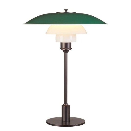 Louis Poulsen PH 3½-2½ Bordlampe Grønn