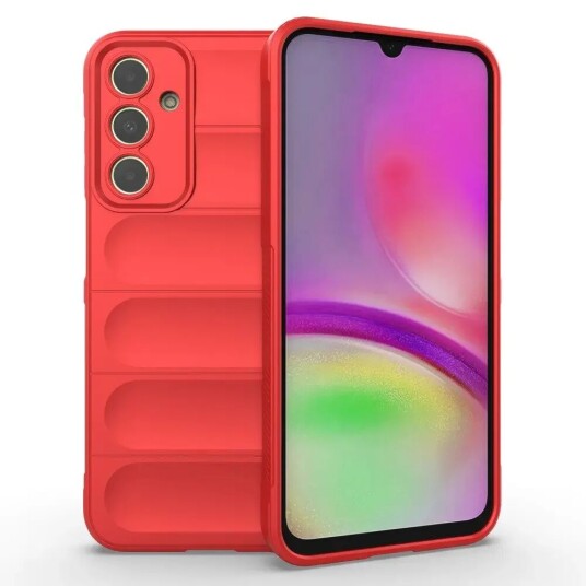 INCOVER Samsung Galaxy A25 (5G) Fleksibelt Plastdeksel - Rød