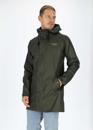 Swedemount Väderöarna Coat Olive/Black S Regnjakker Swedemount Väderöarna Coat Olive/Black S Regnjakker