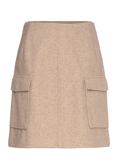 Vero Moda Vmfortuneemmy Hw Short Skirt Ga Boo - Beige - XS