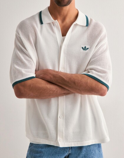 Adidas Originals Knitted Shirt Gensere Hvit