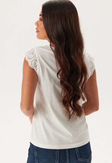 VERO MODA Vmemily SL gathering top Snow White XS