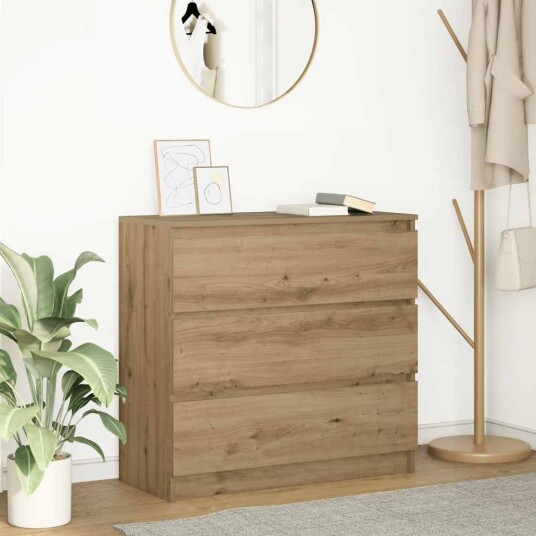 Skjenk artisan eik 80x35x76 cm konstruert tre