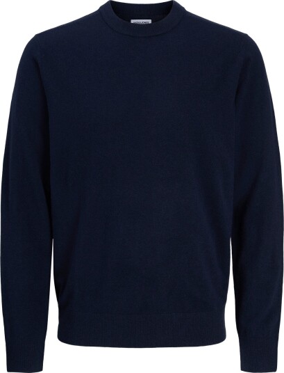 Jack & Jones Jjeperfect Wool Blend Knit Crew Neck NIGHT SKY XL Jack & Jones Jjeperfect Wool Blend Knit Crew Neck NIGHT SKY XL
