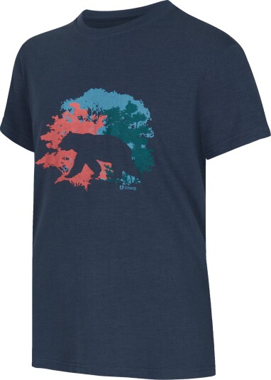 Urberg Juniors' Bamboo Print Tee Midnight Navy 122/128
