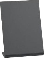 Skilt Securit A7 L-Formet Vertikal Tavle Frostet Sort/Blank Bagside 5 Stk Pr Sæt,6 Set X 5 Stk/Krt Skilt Securit A7 L-Formet Vertikal Tavle Frostet Sort/Blank Bagside 5 Stk Pr Sæt,6 Set X 5 Stk/Krt