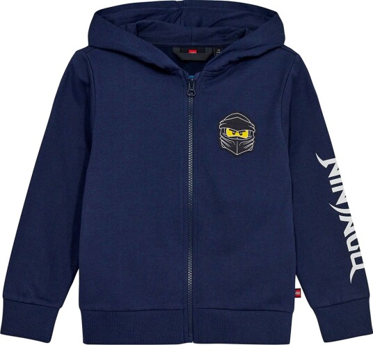 LEGO® Ninjago Cardigan   LWScout   Dark Navy m. Trykk   LEGO® Wear   5 år (110)   Cardigan   Blå