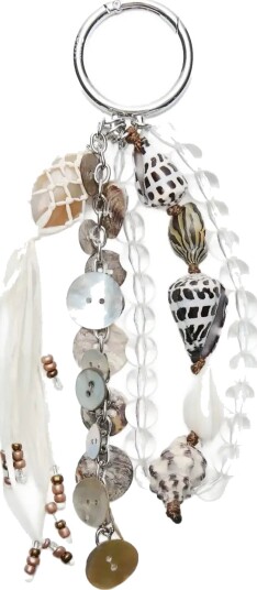 Mango Keyring With Combined Shells Multi/patterned ONE SIZE Mango Keyring With Combined Shells Multi/patterned ONE SIZE