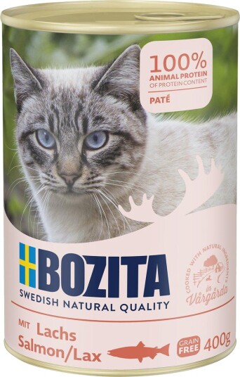 Bozita Feline Paté Våtfôr Til Katt Laks 400 G