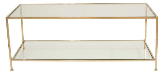 Wing salongbord, messing