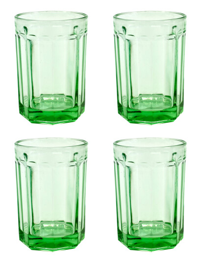 Serax Glass Set/4   Green   40 CL