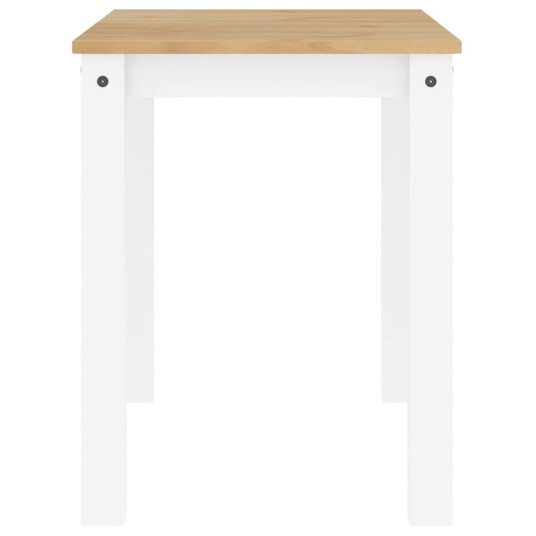 Spisebord Panama hvit 117x60x75 cm heltre furu 4005704