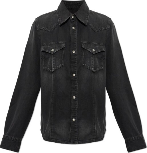 Diesel Dame Bluser & Skjorter Svart 2XS,