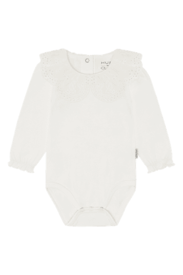 Hust & Claire Britt woven krage body   ivory   62