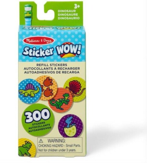 Melissa & Doug Sticker WOW! Påfyllingspakke Dinosaur