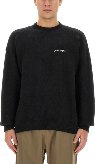 Palm Angels Herre Strikkevarer Svart S, Palm Angels Herre Strikkevarer Svart S,