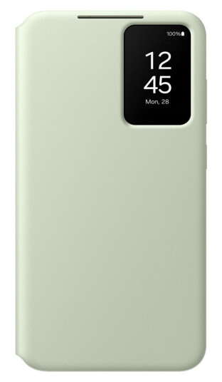 Samsung Galaxy S24+ Smart View Wallet Flip-deksel Grønn med Kortlomme