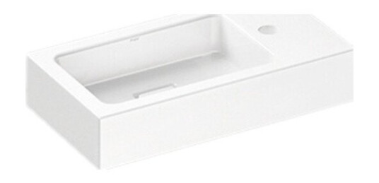 Alape Xplore.S servant, 50x26,8 cm, venstre, hvit