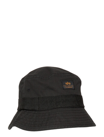 Alpha Industries Washed Out Bucket Hat Black ONE SIZE Alpha Industries Washed Out Bucket Hat Black ONE SIZE