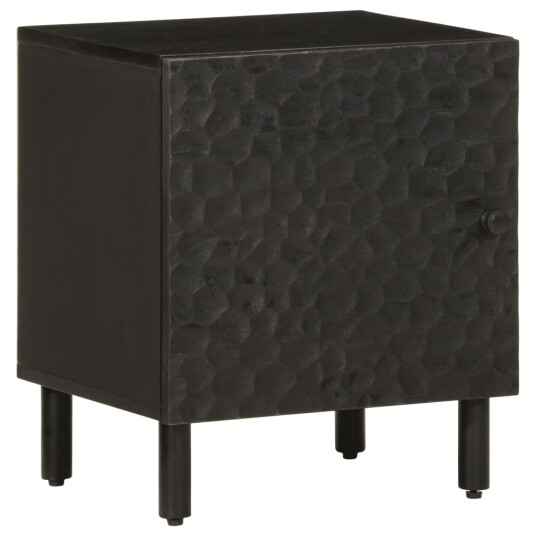 Nattbord svart 40x33x46 cm heltre mango 8720845422332