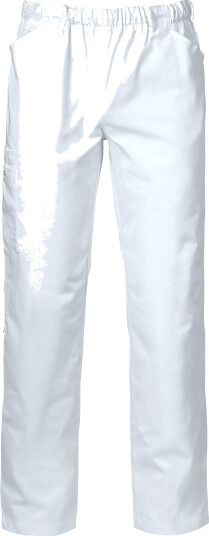Smila Workwear Kaj Bukser Kort lengde, Hvit, 1 stk ,SBG-75171-01 XS