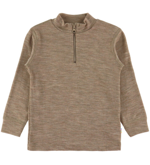 Joha Genser Ull/Silke Beige Melange 130 Genser Brun Joha Genser Ull/Silke Beige Melange 130 Genser Brun
