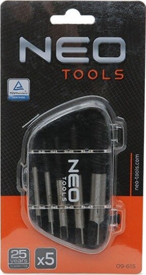 NEO TOOLS 09-615 Bolt-utskruer-sett