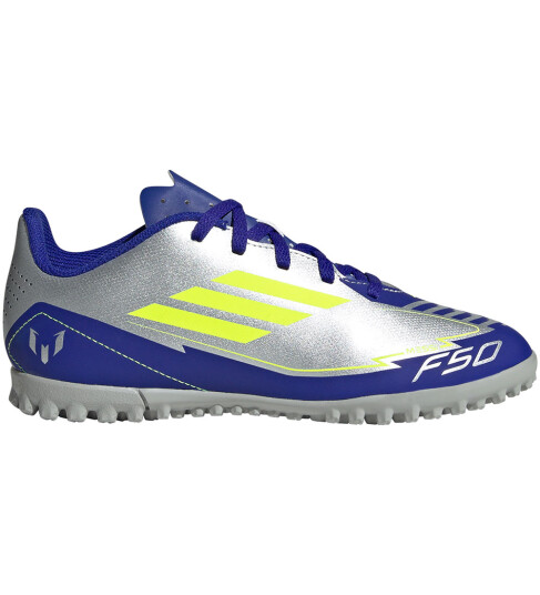 Adidas Performance Fotballsko F50 Klubb TF J Messi Silvmt Performance 38 2/3 Fotballsko Blå Metallic