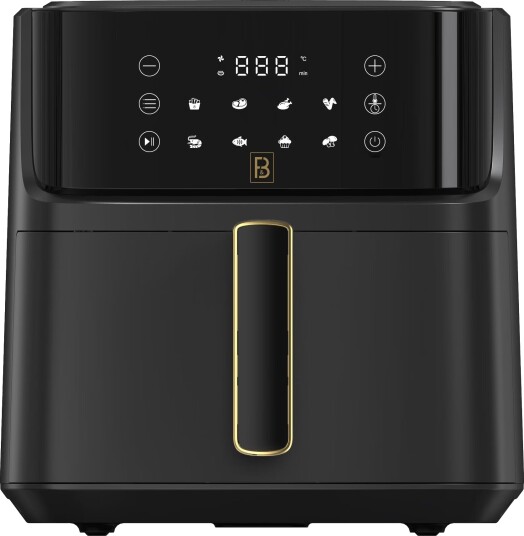F&B Digital Dual Heat airfryer 8L sort