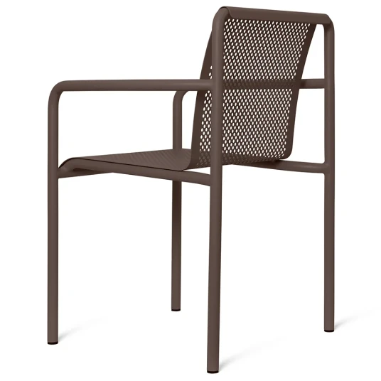 Ferm Living Dapple stol med armlener Dark Chocolate Ferm Living Dapple stol med armlener Dark Chocolate