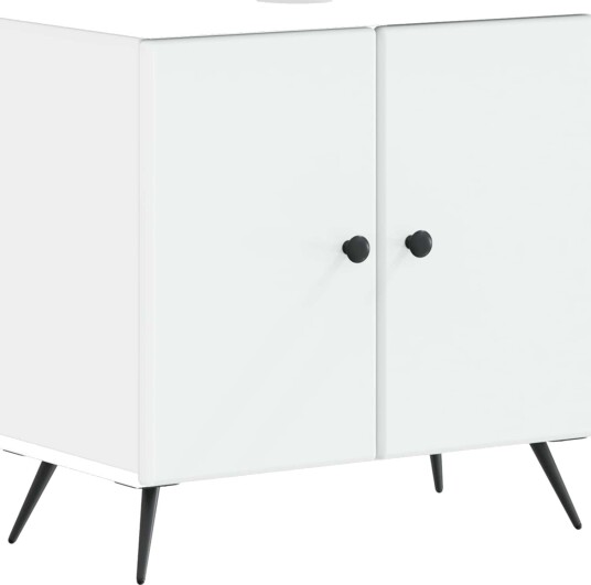 vidaXL Baderomsvaskeskap BREDA Hvit 59,5 x 31,5 x 59 cm Konstruert tre