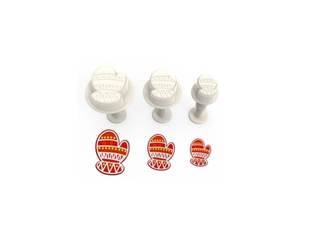 Utstikkere Med Stempel Votter Pk/3 Utstikkere Med Stempel Votter Pk/3