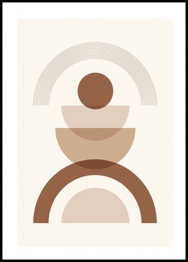 Geometric Shapes No. 3 Plakat Plakat / 100x150cm