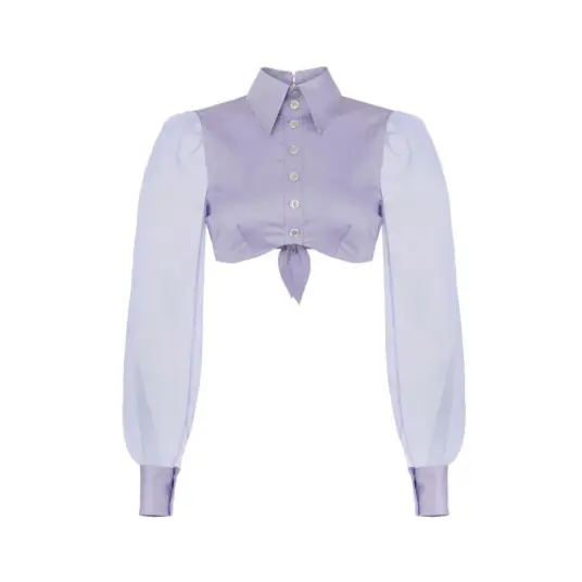 Elisabetta Franchi Dame Bluser & Skjorter Lilla XS Elisabetta Franchi Dame Bluser & Skjorter Lilla XS