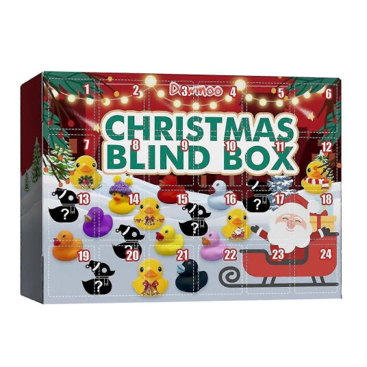 24-spors julekalender ender blindboks leketøy kreativ adventskalender