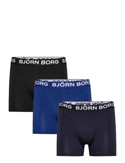 Björn Borg Bamboo Cotton Blend Boxer 3P Blue XXL Björn Borg Bamboo Cotton Blend Boxer 3P Blue XXL