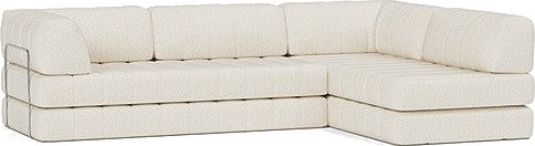 CozyPad L formet sovesofa med armlener B 6002769