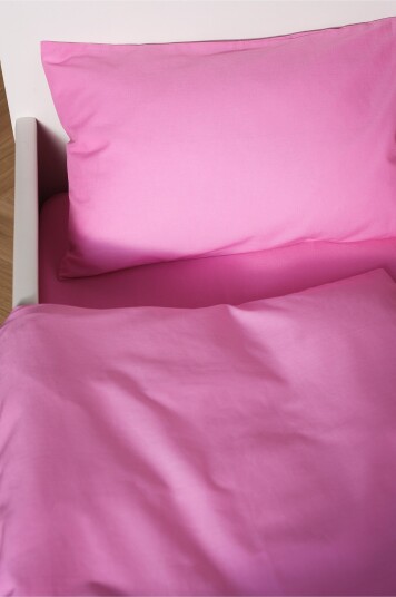 Jotex Mini Dynetrekksett Barneseng Kraftig Rosa