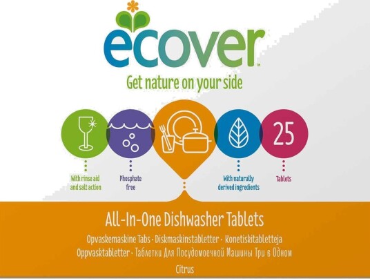 Ecover Oppvaskmaskintabletter All-in-One 25stk