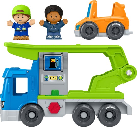 Fisher Price Little People Biltransporter Med Bil Og Figurer