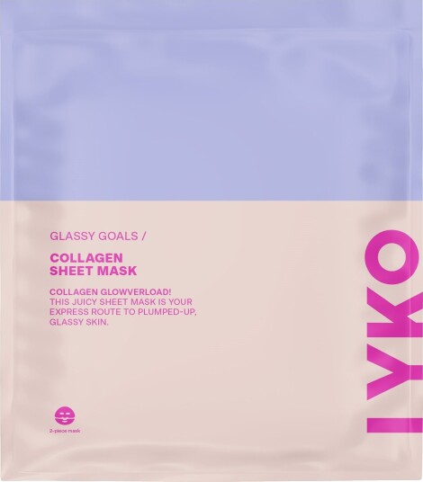 By Lyko Glassy Goals Collagen Sheet Mask 28 g
