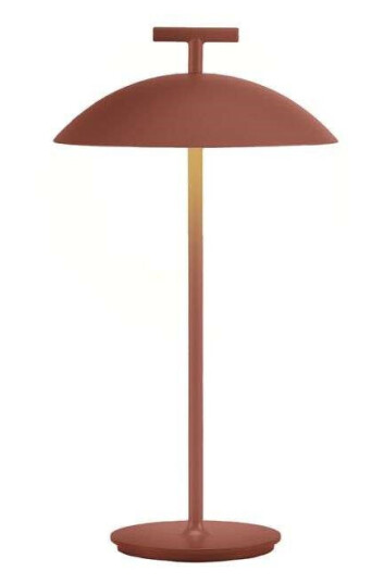 Kartell Mini Geen-A Portable Bordlampe Brick Red Kartell Mini Geen-A Portable Bordlampe Brick Red