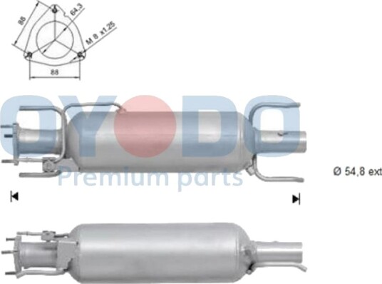 Partikkelfilter Oyodo 20N0046 OYO